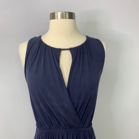Anthropologie Moulinette Soeurs Womens XS Navy Sanna Maxi Dress - Picture 4 of 13